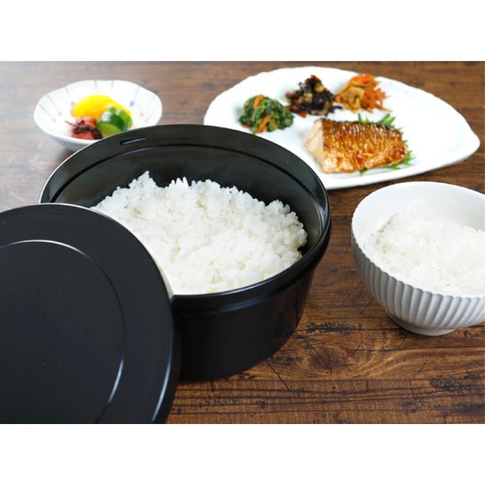伊原企販 備長炭入ご飯が炊けるおひつ 2合BN-01の説明画像7