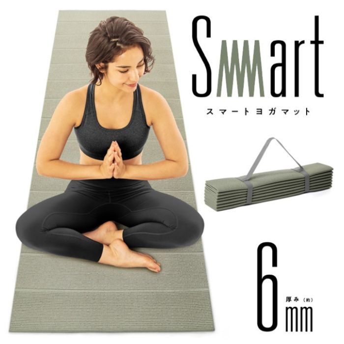 La-VIE スマートヨガマット6mm モスグレー 3B-4120