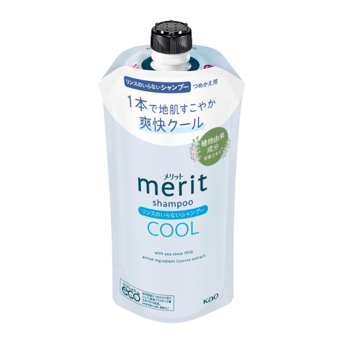 花王 メリット リンスのいらないシャンプー クール詰替 320ml