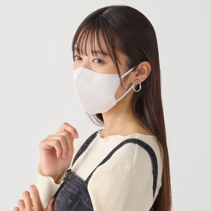 アイリスオーヤマ FASHIONABLE MASK 立体 ふつうサイズ 30枚 RN-FA30SWの説明画像3