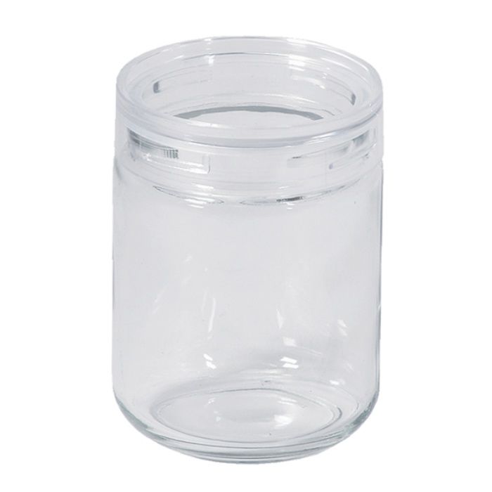 パール金属 クラルテ ガラス製キャニスター350ml(広口) HC-927