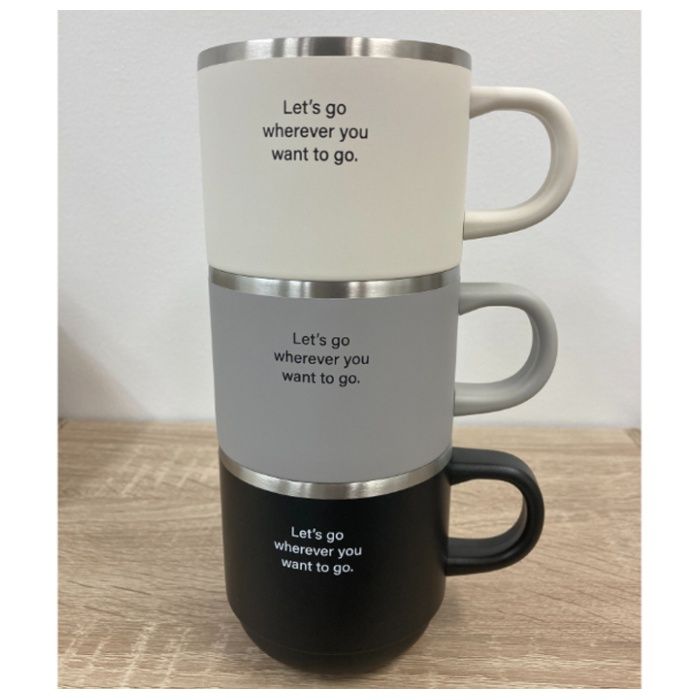 ナフコ スタッキングマグ GY 360mlの説明画像3