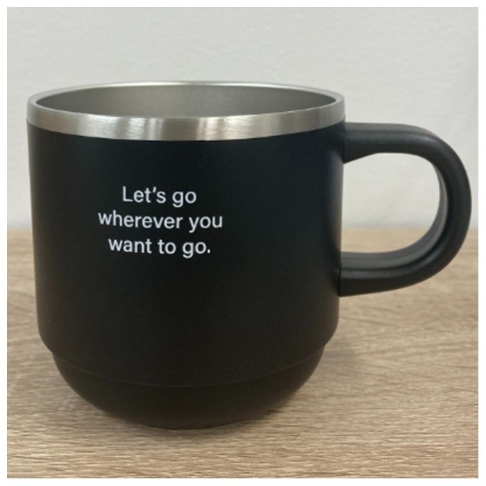 ナフコ スタッキングマグ ブラック BK 360ml