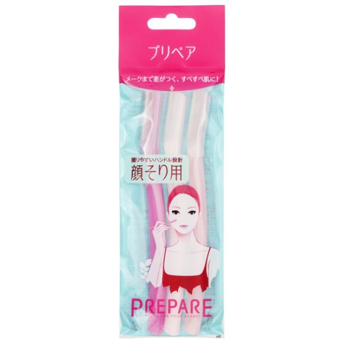 プリペア 顔そり用 L 3本