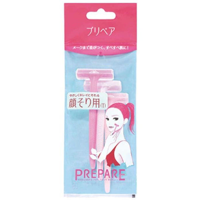 プリペア 顔そり用 T 3本