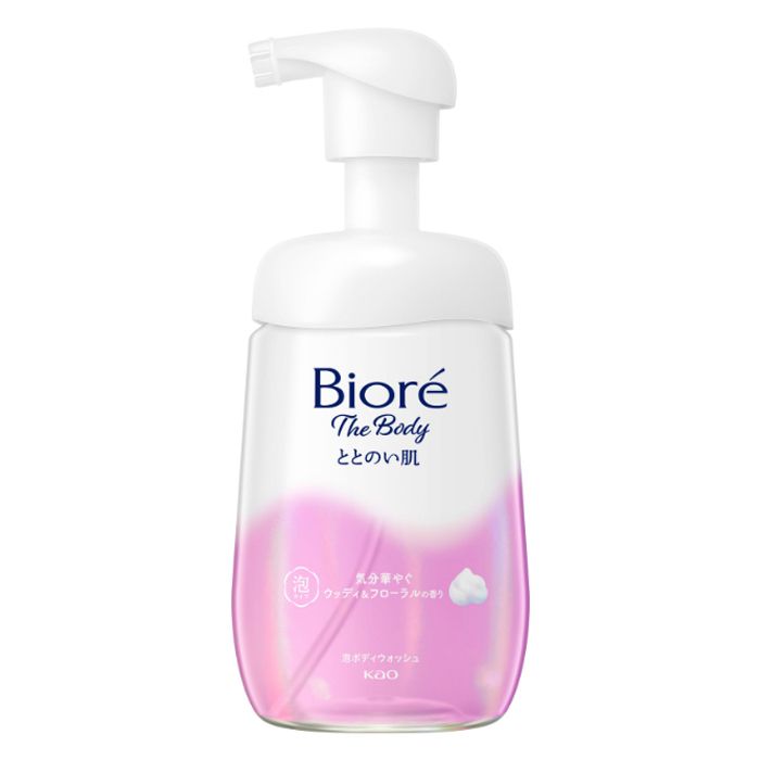 花王 ビオレザボディ泡ととのい肌 ウッディ&フローラル本体 480ML
