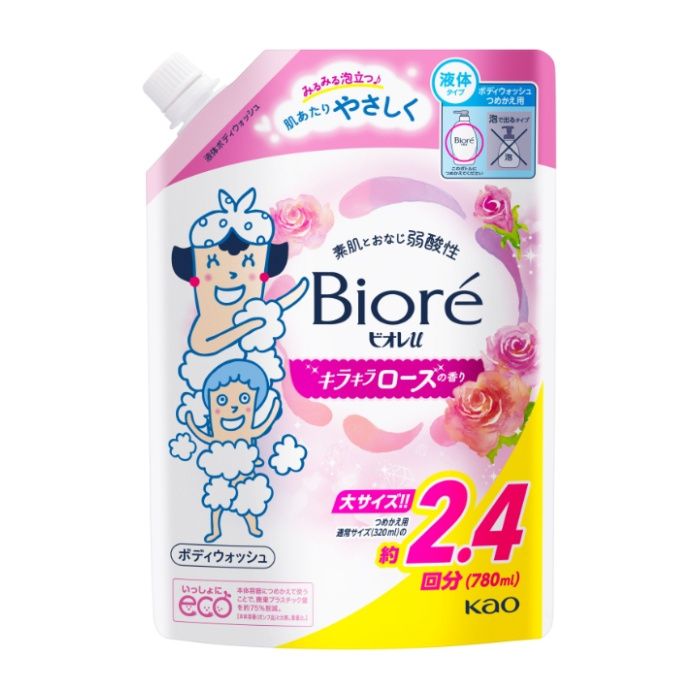 花王 ビオレu　キラキラローズの香り詰替 780ML