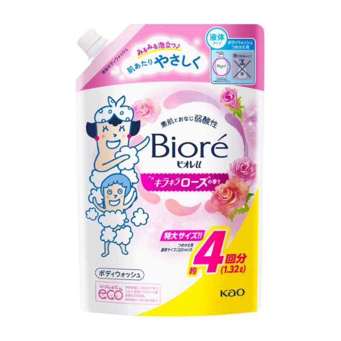 花王 ビオレu　キラキラローズの香り詰替 1320ML