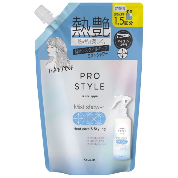 プロスタイル　ヒートケア&スタイリング ミストシャワー詰替　420ML