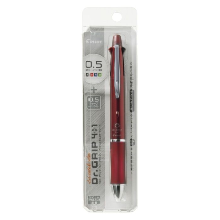 パイロットコーポレーション ドクターグリップ 4+1 0.5極細字+0.5シャープ PBKHDF1SEF-ABO