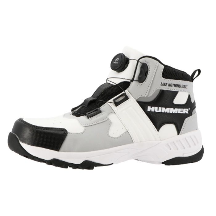 HUMMER HM-S3D ダイヤルワークシューズ ホワイト 24.5cmの説明画像3