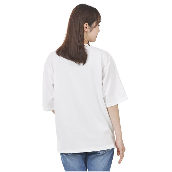ナフコオリジナル CVCポンチ半袖Tシャツ NAF-200 ホワイト  LLの説明画像2