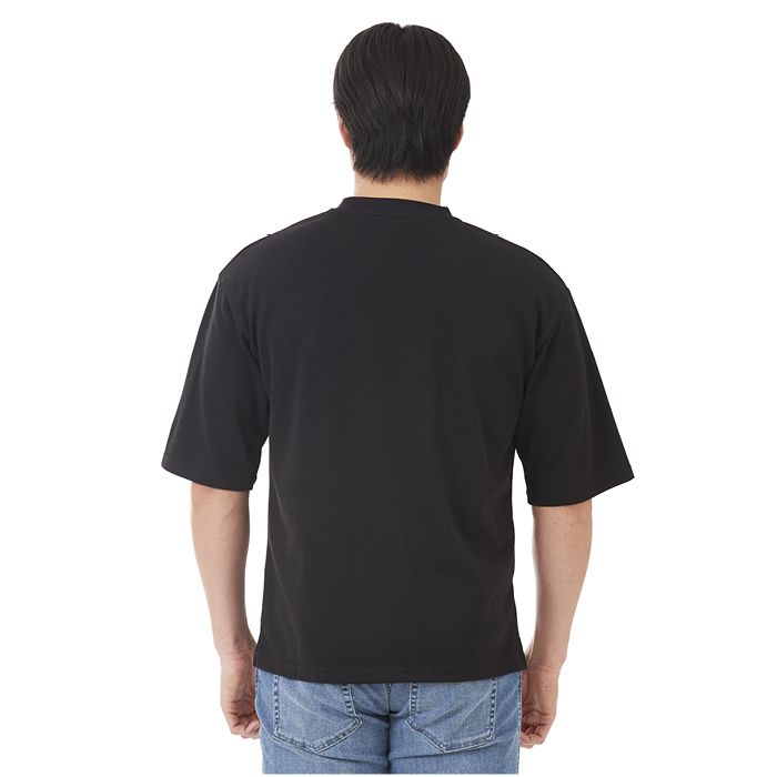 ナフコオリジナル CVCポンチ半袖Tシャツ NAF-200 ブラック  LLの説明画像2