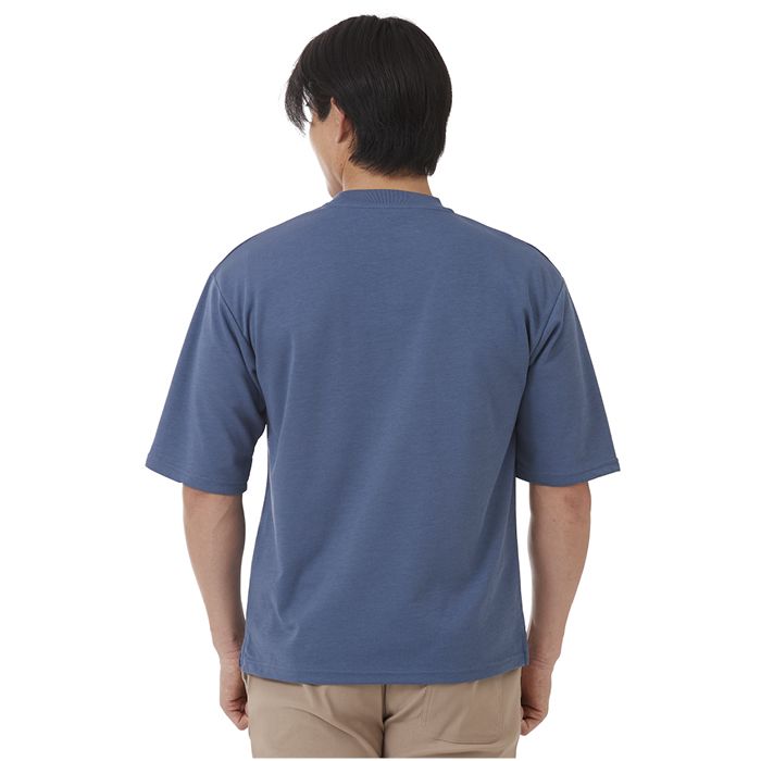 ナフコオリジナル CVCポンチ半袖Tシャツ NAF-200 ブルー  Mの説明画像2