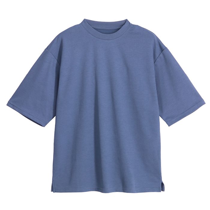 ナフコオリジナル CVCポンチ半袖Tシャツ NAF-200 ブルー  Mの説明画像3