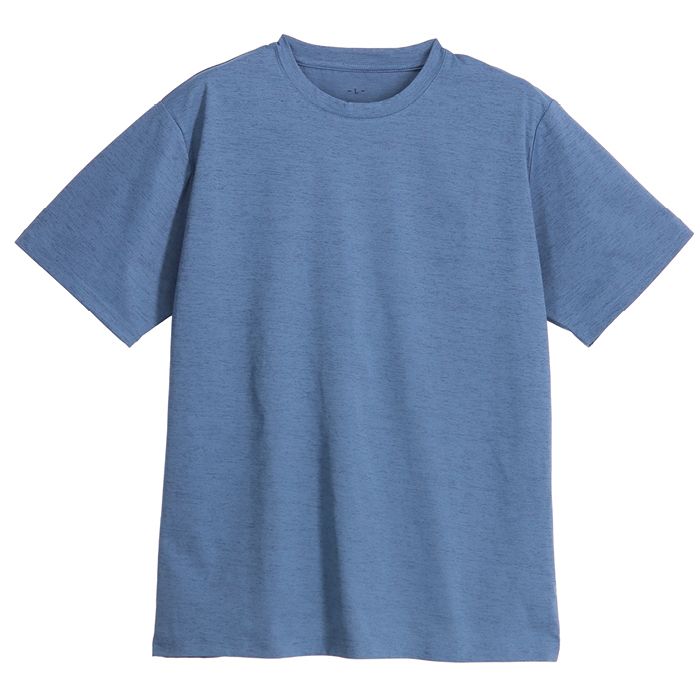 ナフコオリジナル 綿ライク半袖Tシャツ NAF-201 ライトブルー  3Lの説明画像3