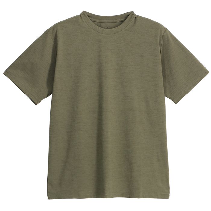 ナフコオリジナル 綿ライク半袖Tシャツ NAF-201 カーキ  3Lの説明画像3