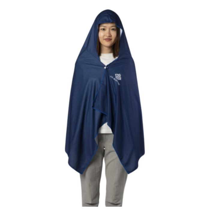 ICE BLIZZARD PONCHO FREE ネイビーブルーの説明画像2