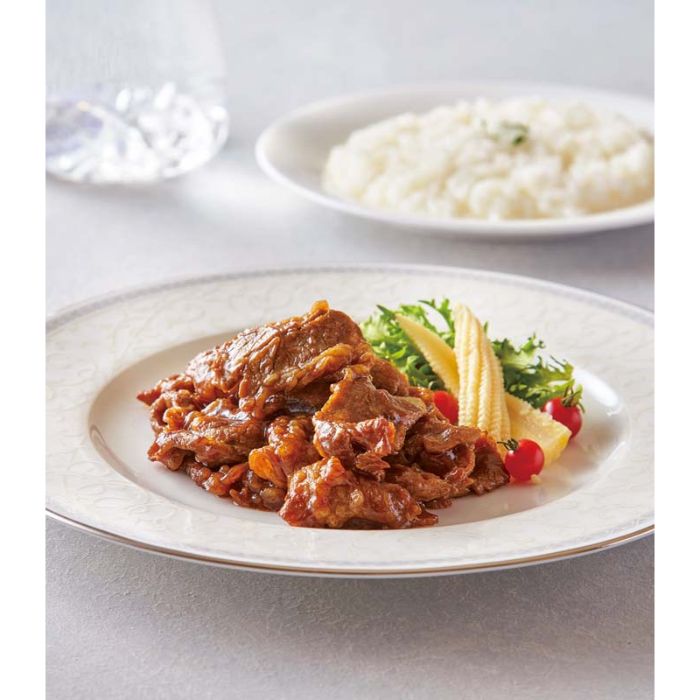 【Y8-18A】【お中元】おうちで本格派 5種果実の旨だれ牛カルビ焼肉-承り締切:2025年7月29日