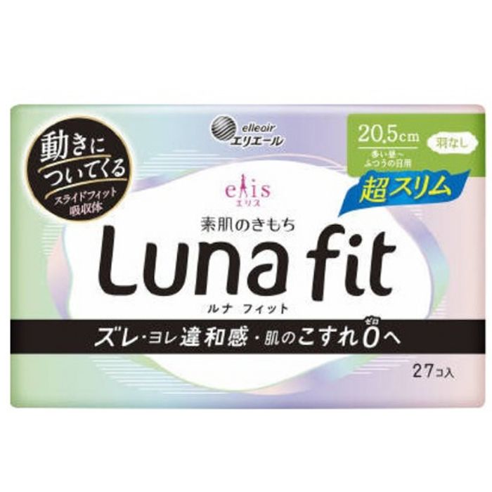 エリス 素肌のきもちルナフィット 超スリム羽なし27P