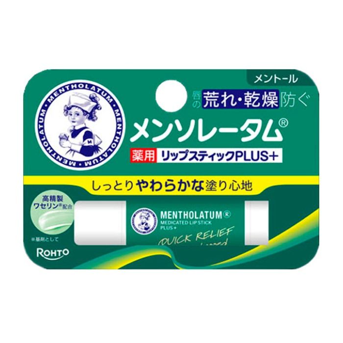 ロート製薬 メンソレータム 薬用リップスティック プラス メントール 4.5g