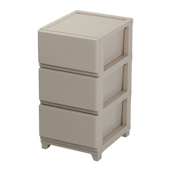 デコニーシーヴォ 3段　グレージュ