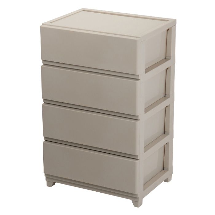 デコニーシーヴォワイド 4段　グレージュ