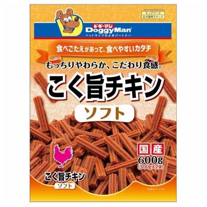 ドギーマン こく旨チキン　ソフト 600g
