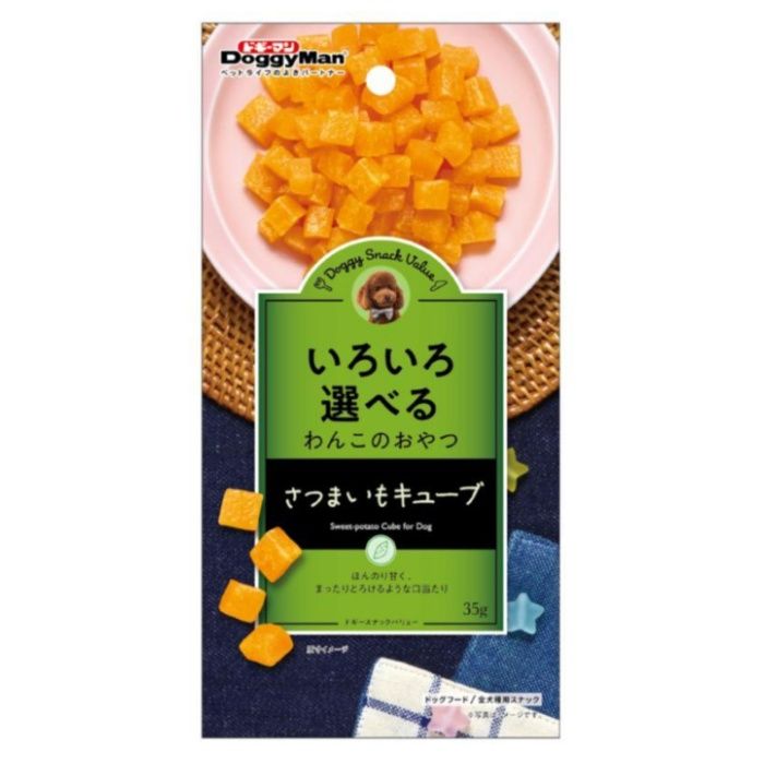 ドギーマン ドギースナックバリュー　さつまいもキューブ 35g
