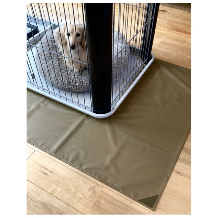 イノベックス PETまわりのフロアシート　デザートカーキ 93×150cmの説明画像2