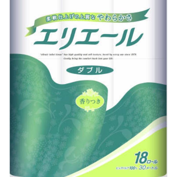 エリエールトイレットティシュー 18R ダブル
