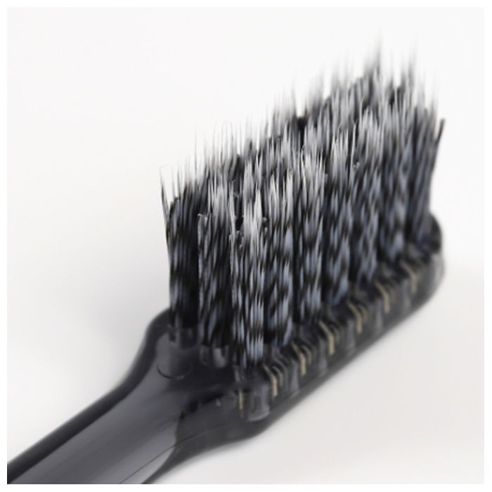 LAPIS ラピス DentalCheck デンタルチェック 歯ブラシ 六角スパイラル毛 ツイン植毛 1本の説明画像2