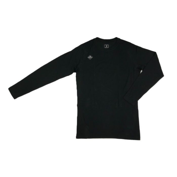 コットンフィッテッド ワークウェア 長袖シャツ L ブラック BT4114BKLの説明画像2