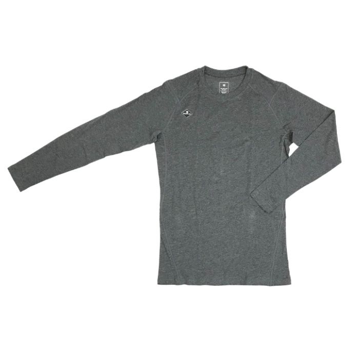 コットンフィッテッド ワークウェア 長袖シャツ L バーク BT4114BALの説明画像2