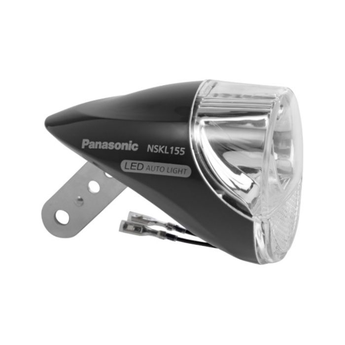 パナLEDハブダイナモ専用ライト NSKL-155B　ブラック