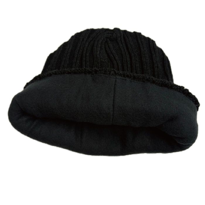 リブニットキャップ 断熱保温ブラックの説明画像2