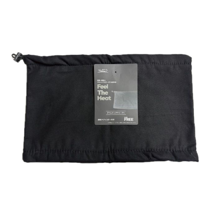 デニムネックウォーマー ライトボア起毛