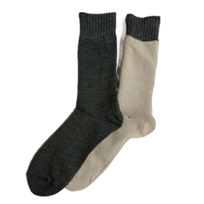 遠赤外線内絹ソックス 紳士2足組の説明画像4