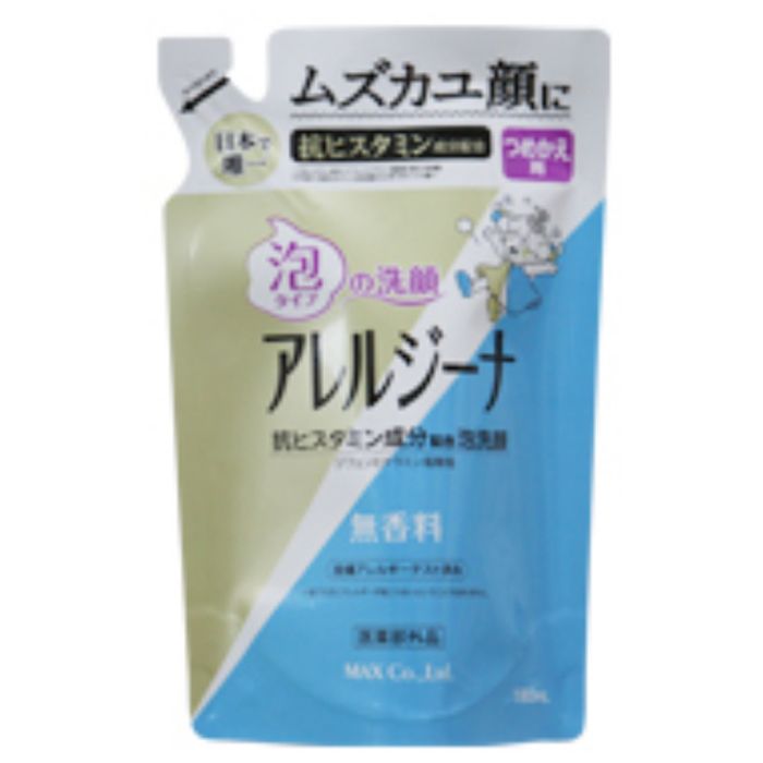 アレルジーナ抗ヒスタミン泡洗顔詰替 180ml