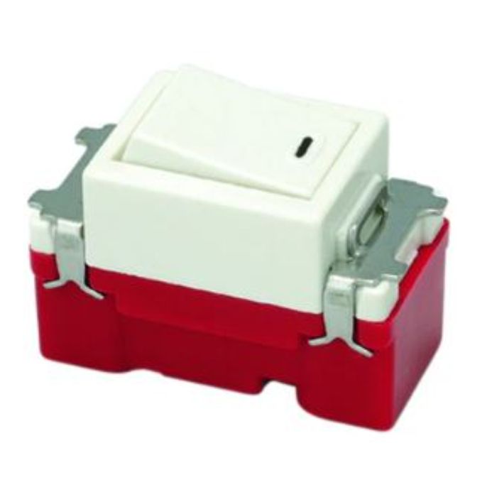神保電器 埋込スイッチ片切 JEC-BN-1 PW