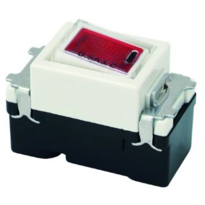 神保電器 チェック用オーロラマークスイッチ低ワット用片切 JEC-BN-1MLCL PW