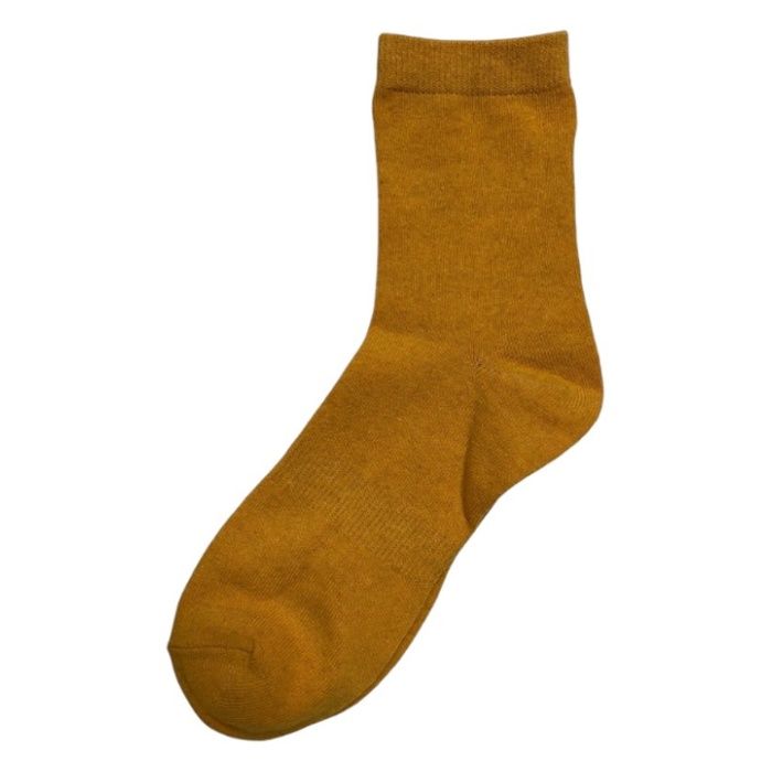 カラークルーソックス　23ー25 ライトマスタードの説明画像2