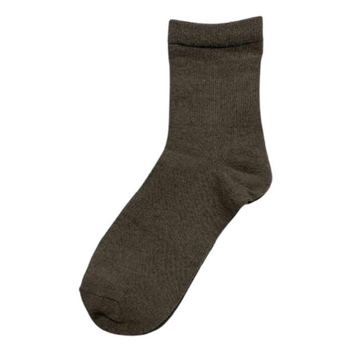 カラークルーソックス　23ー25 グレイッシュブラウンの説明画像2