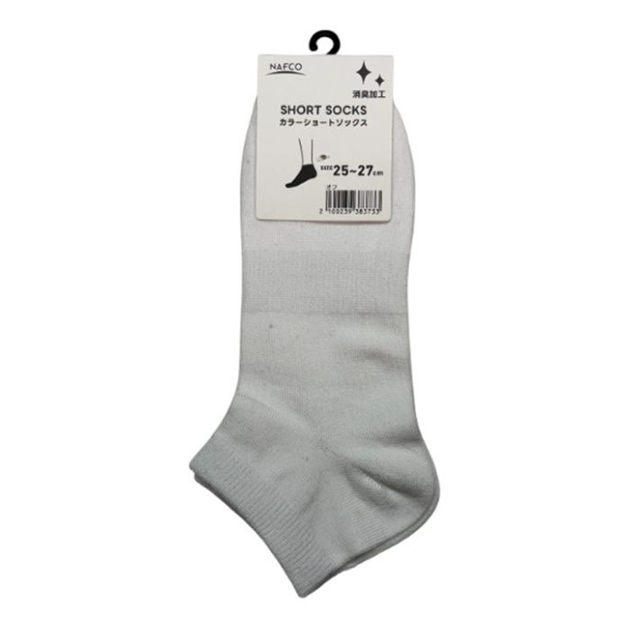 カラーショートソックス　25ー27 オフ