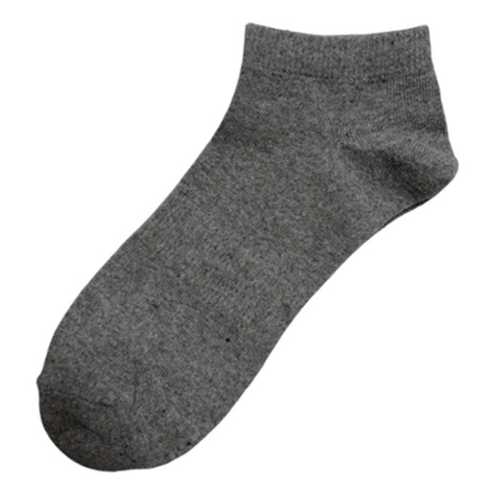 カラーショートソックス　25ー27 グレーの説明画像2