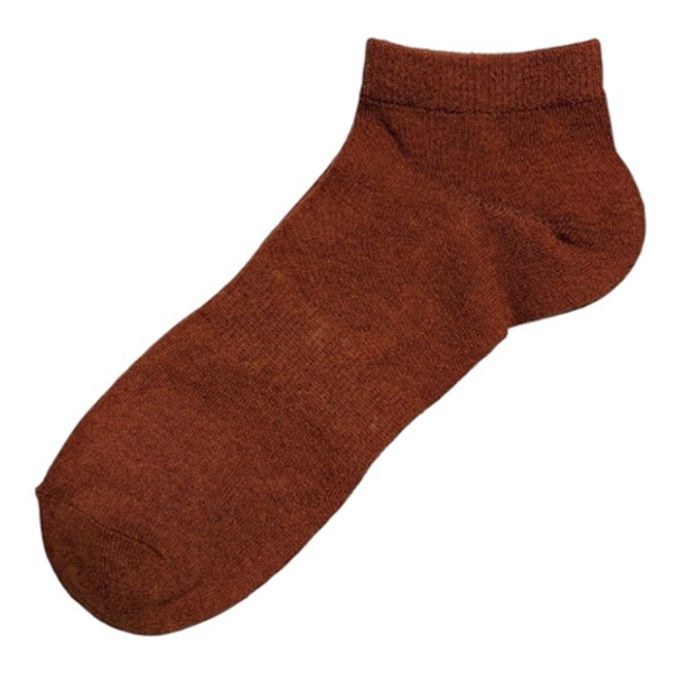 カラーショートソックス　25ー27 ライトオレンジの説明画像2