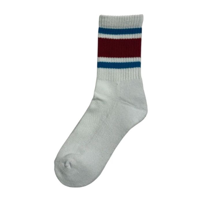 底パイルカラーハーフソックス　23ー25 ホワイトの説明画像2