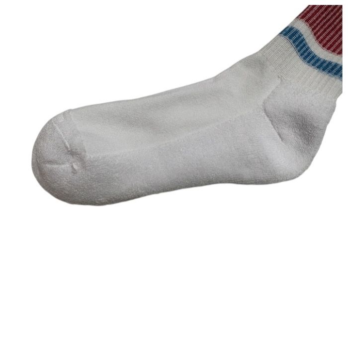 底パイルカラーハーフソックス　23ー25 ホワイトの説明画像3