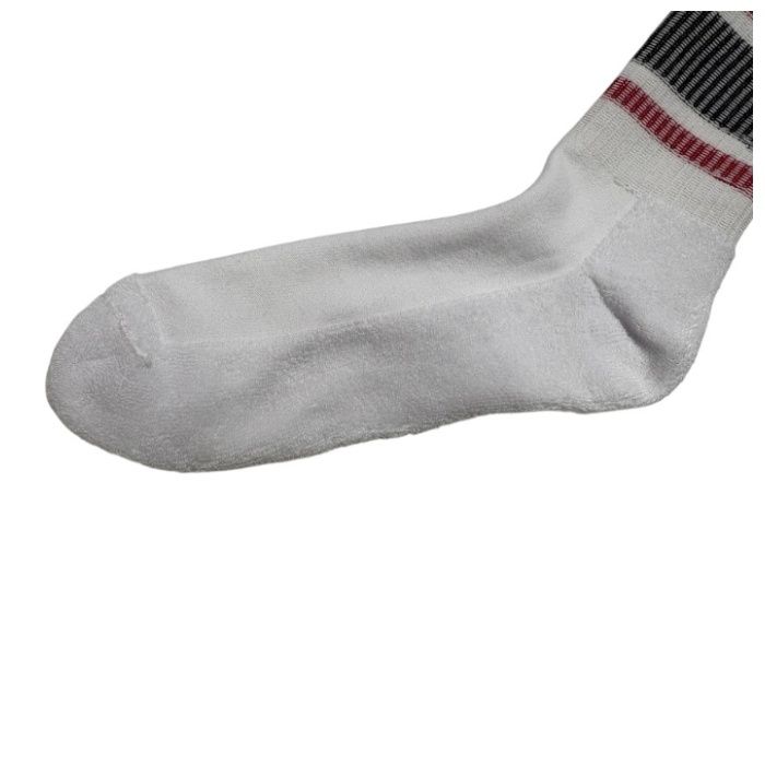 底パイルカラーハーフソックス　25ー27 ホワイトの説明画像3