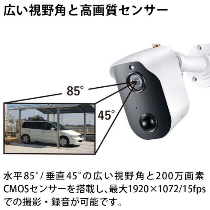キャロットシステムズ CAR-101専用 増設用カメラ CAR-111Txの説明画像3